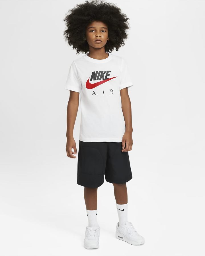 Nike Air Kids Za Dječake Majice Bijele Crvene | HR-35964IFLC