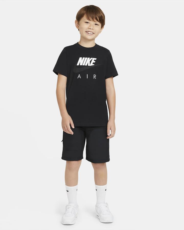 Nike Air Kids Za Dječake Majice Crne | HR-53640AUKG