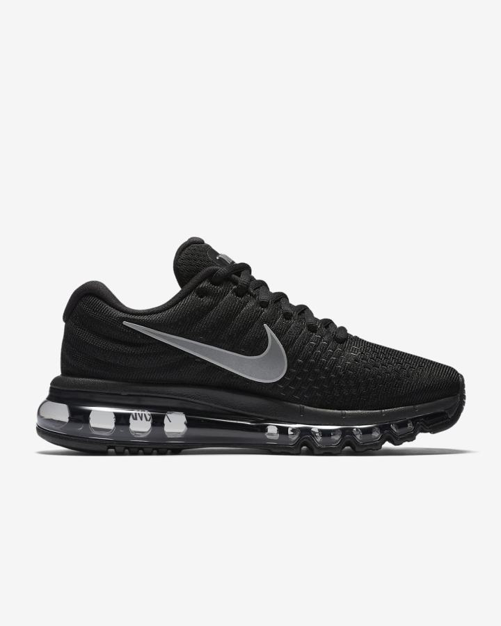 Nike Air Max 2017 Ženske Tenisiće Crne Tamno Sive Bijele | HR-04975RWED