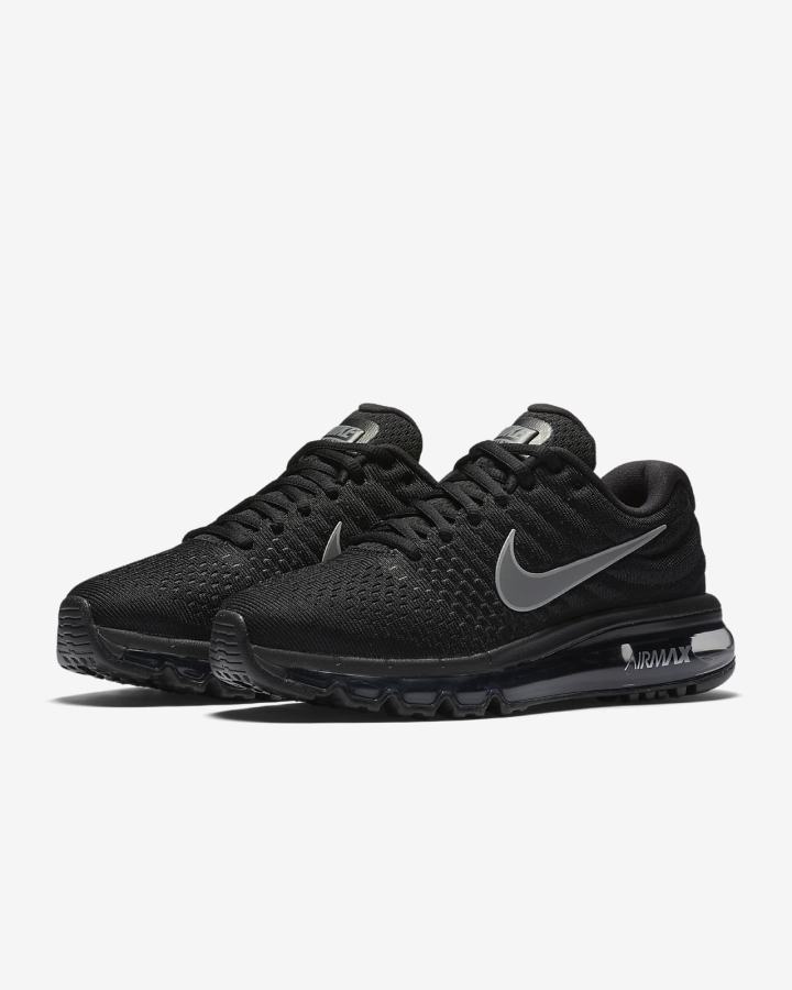 Nike Air Max 2017 Ženske Tenisiće Crne Tamno Sive Bijele | HR-04975RWED