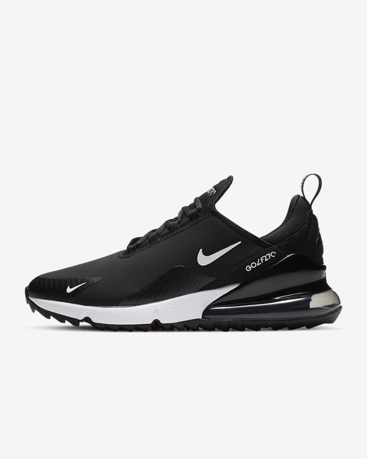 Nike Air Max 270 G Muške Cipele Za Golf Crne Bijele | HR-08231LKBF