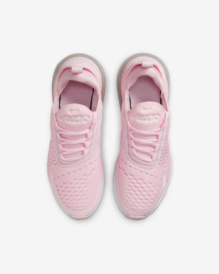 Nike Air Max 270 Kids Za Djevojčice Tenisiće Roze Bijele | HR-48950SPVY