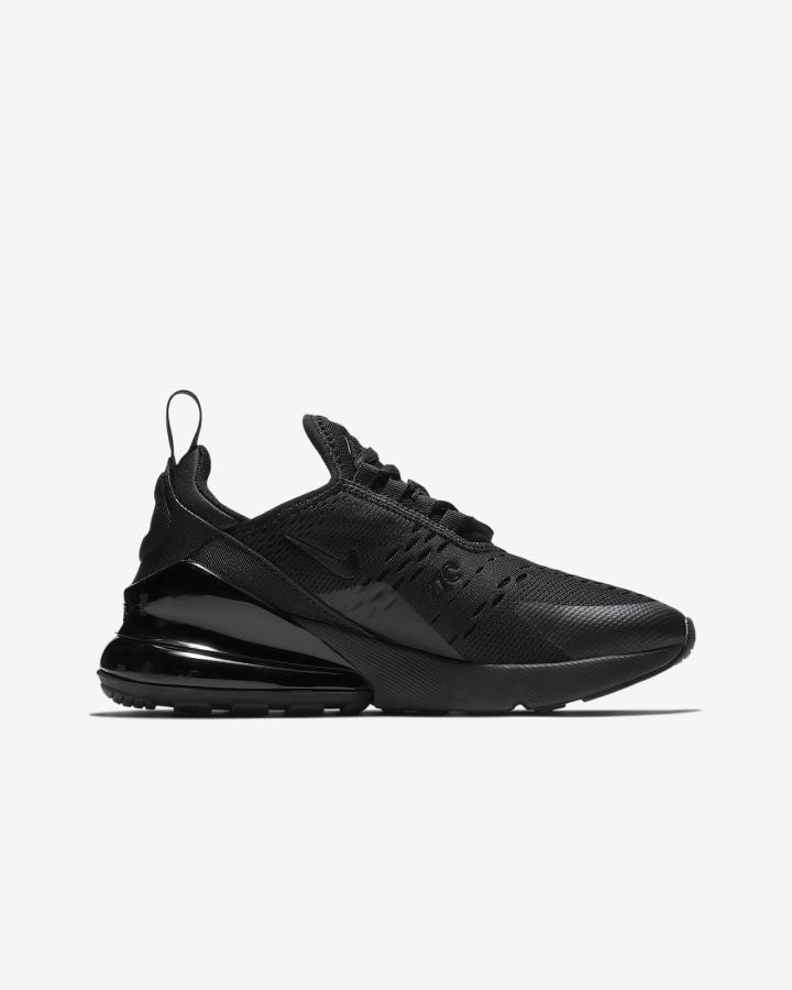 Nike Air Max 270 Kids Za Djevojčice Tenisiće Crne | HR-74125TWOV