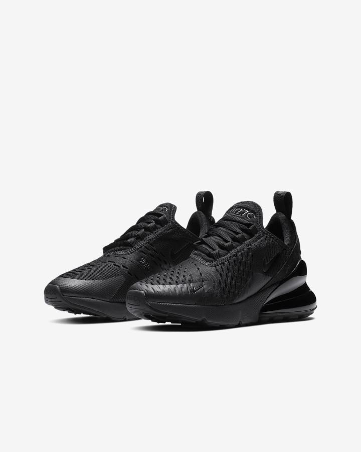 Nike Air Max 270 Kids Za Djevojčice Tenisiće Crne | HR-74125TWOV