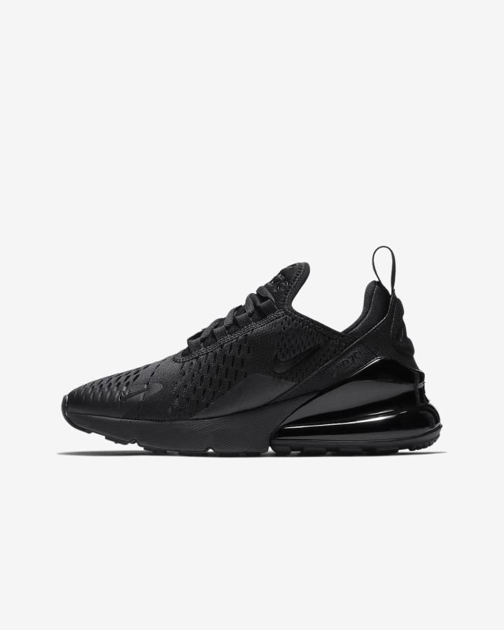 Nike Air Max 270 Kids Za Djevojčice Tenisiće Crne | HR-74125TWOV