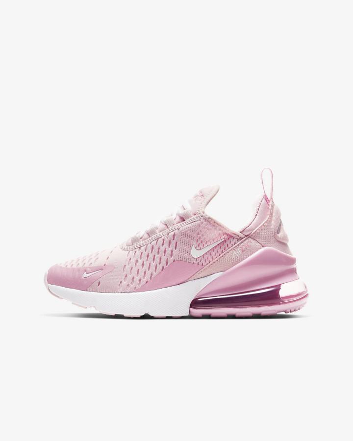 Nike Air Max 270 Kids Za Dječake Tenisiće Roze Bijele | HR-47392PRXY