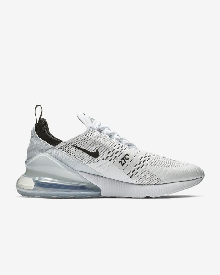 Nike Air Max 270 Muške Tenisiće Bijele Crne | HR-19602BCRL