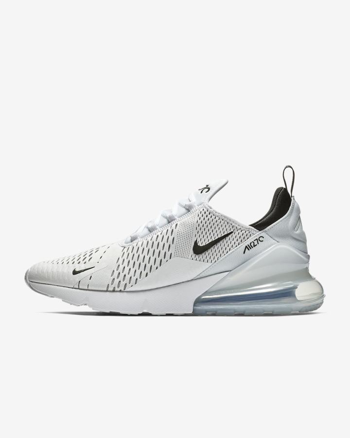 Nike Air Max 270 Muške Tenisiće Bijele Crne | HR-19602BCRL