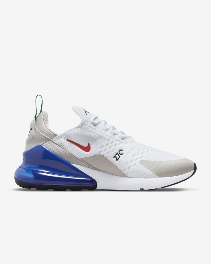 Nike Air Max 270 Muške Tenisiće Bijele Kraljevska Plava Crvene | HR-27594QZPV