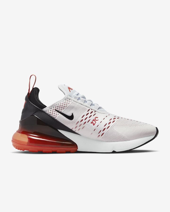 Nike Air Max 270 Ženske Tenisiće Bijele Narančaste Crne | HR-37250JLQP