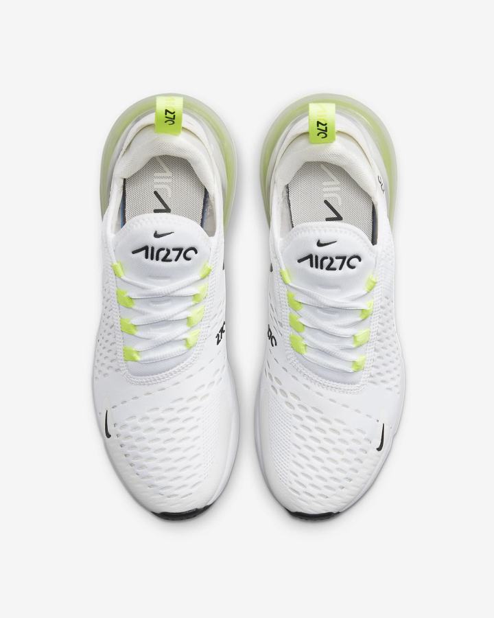 Nike Air Max 270 Ženske Tenisiće Bijele Svijetlo Bež Zelene Crne | HR-57248CFET