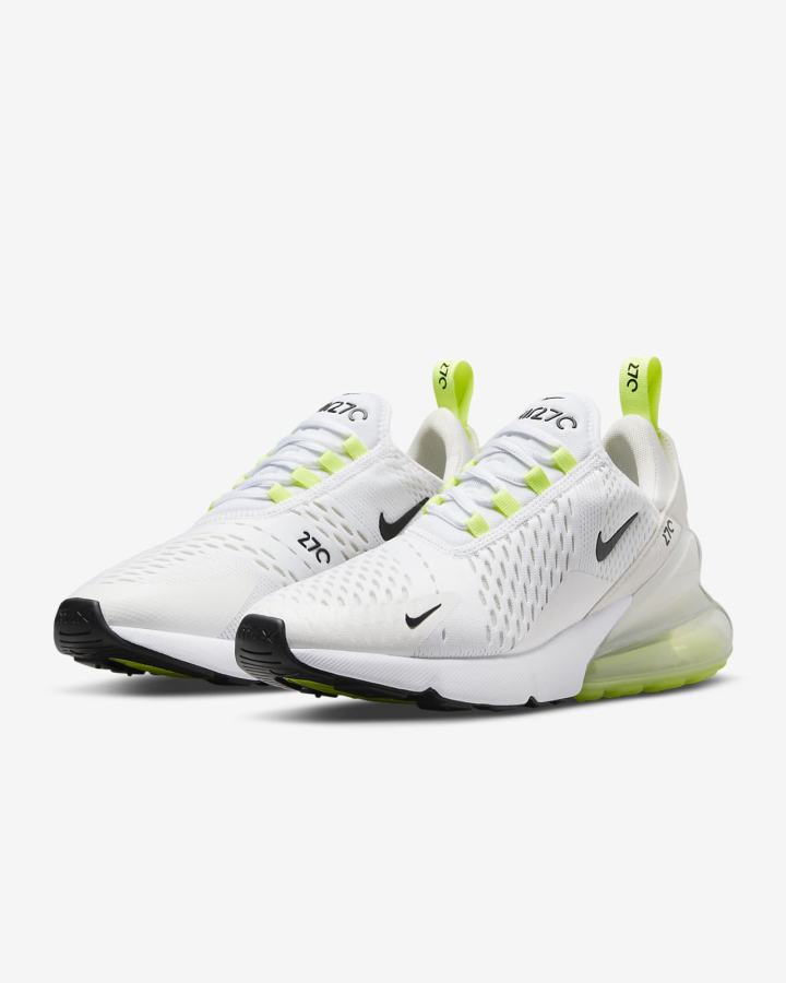 Nike Air Max 270 Ženske Tenisiće Bijele Svijetlo Bež Zelene Crne | HR-57248CFET