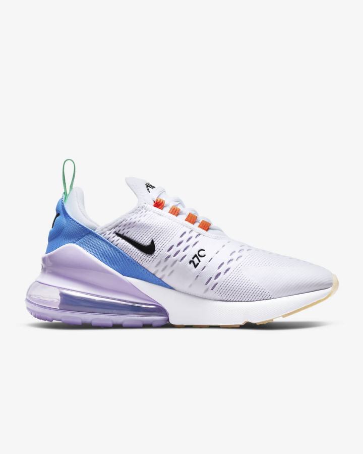 Nike Air Max 270 Ženske Tenisiće Bijele Narančaste Zelene Crne | HR-57896JTSB