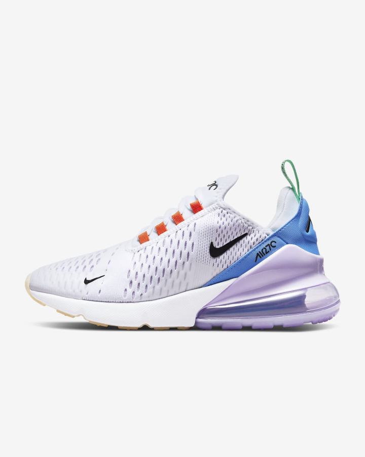 Nike Air Max 270 Ženske Tenisiće Bijele Narančaste Zelene Crne | HR-57896JTSB