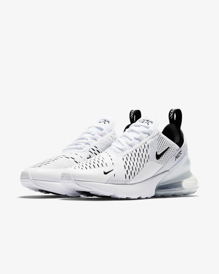 Nike Air Max 270 Ženske Tenisiće Bijele Crne | HR-82630PYXI