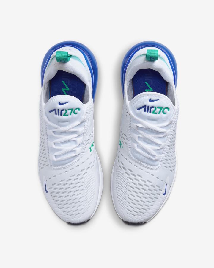 Nike Air Max 270 Ženske Tenisiće Bijele Crne Zelene | HR-98163AVQN