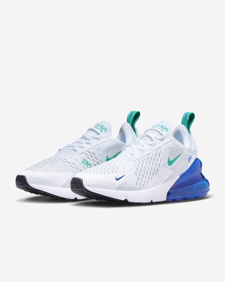 Nike Air Max 270 Ženske Tenisiće Bijele Crne Zelene | HR-98163AVQN