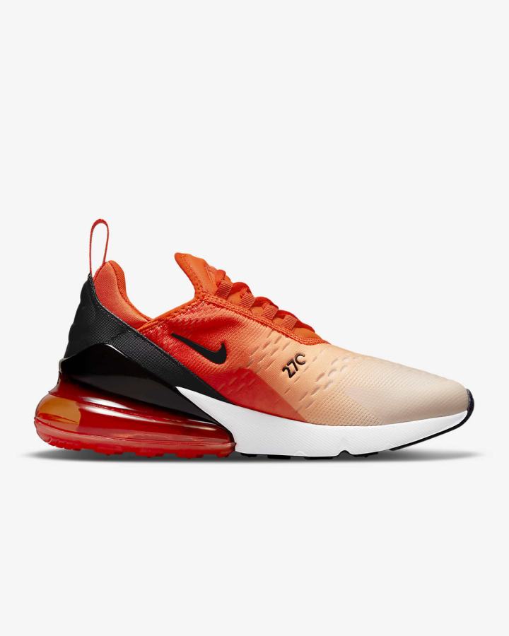 Nike Air Max 270 Ženske Tenisiće Narančaste Bijele Crne | HR-64527TKWX