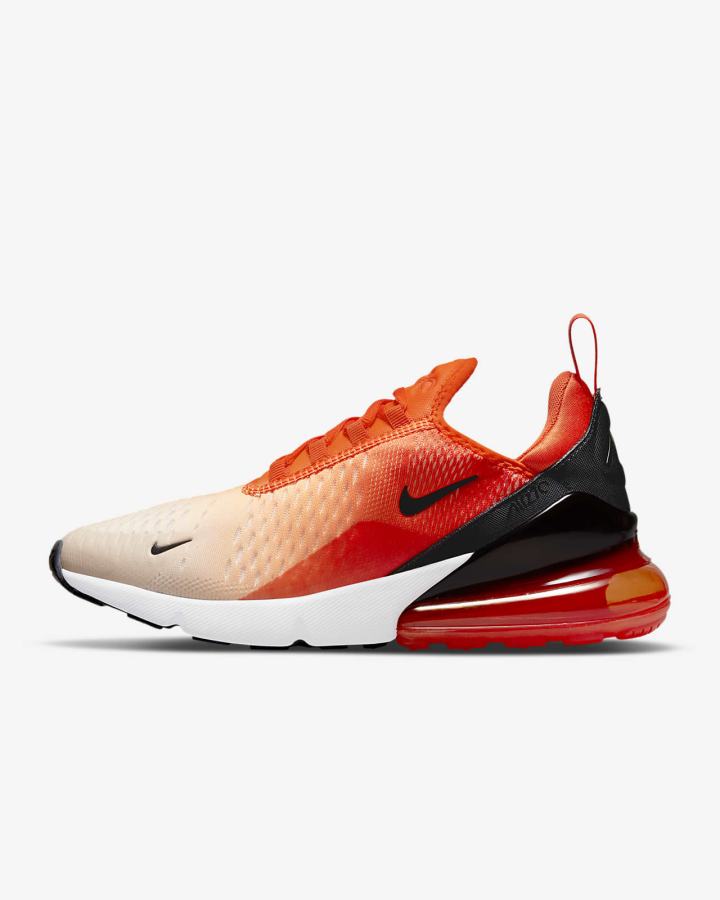 Nike Air Max 270 Ženske Tenisiće Narančaste Bijele Crne | HR-64527TKWX