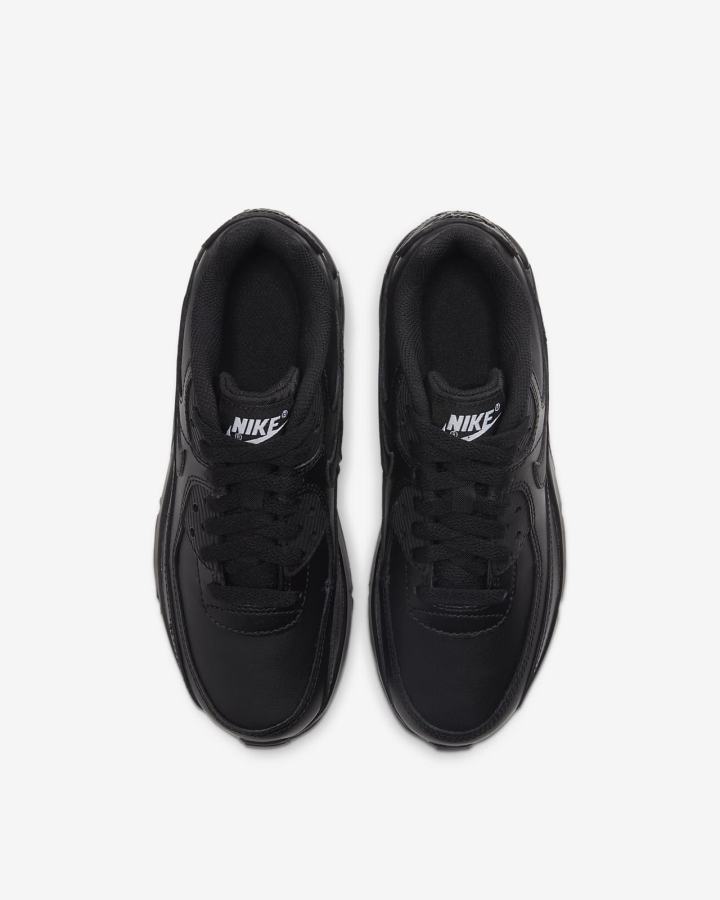 Nike Air Max 90 LTR Kids Za Djevojčice Tenisiće Crne Bijele Crne | HR-03684ESIW