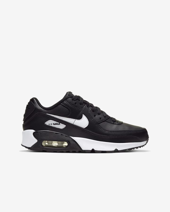 Nike Air Max 90 LTR Kids Za Djevojčice Tenisiće Crne Bijele | HR-16873YZAF