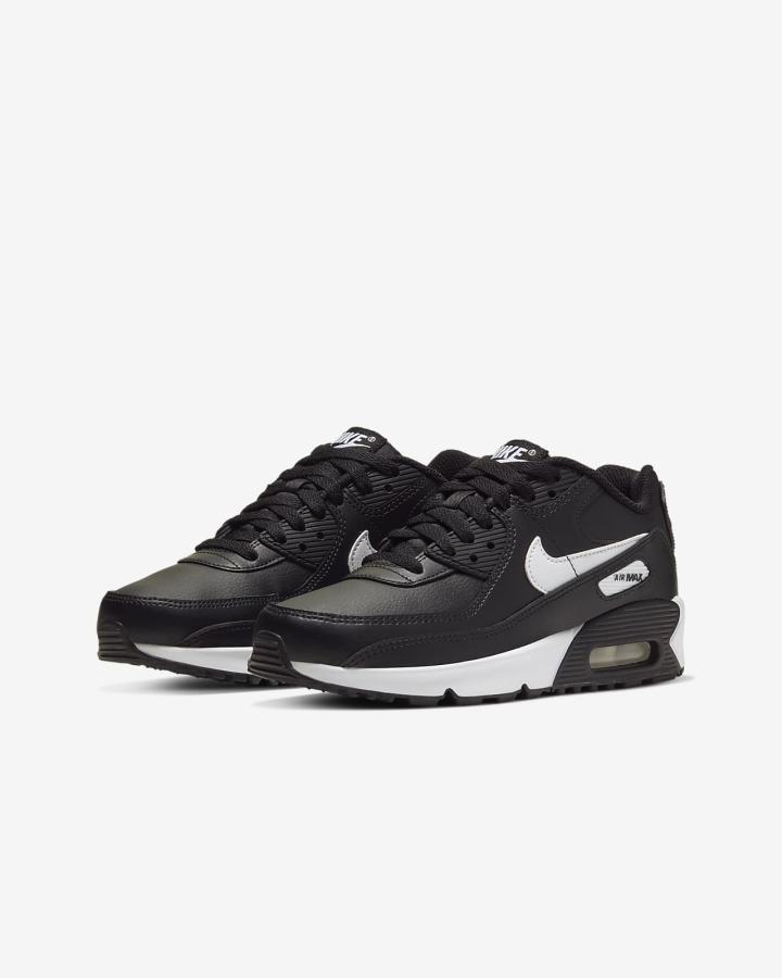 Nike Air Max 90 LTR Kids Za Djevojčice Tenisiće Crne Bijele | HR-16873YZAF