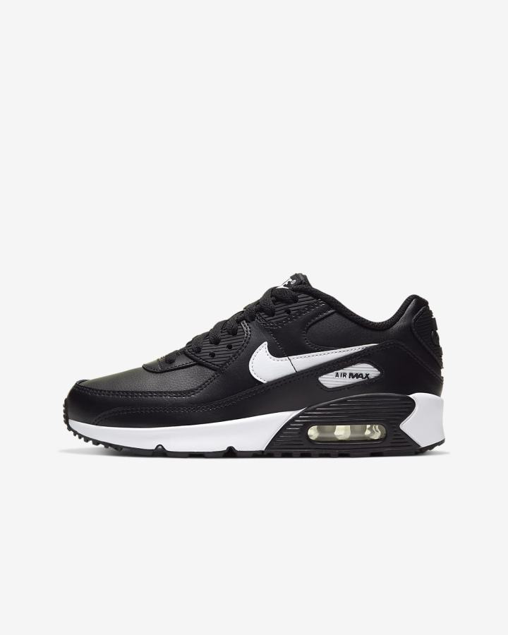 Nike Air Max 90 LTR Kids Za Djevojčice Tenisiće Crne Bijele | HR-16873YZAF