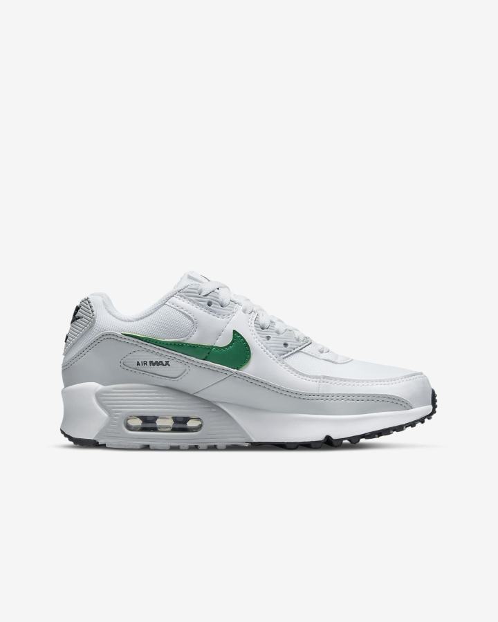 Nike Air Max 90 LTR Kids Za Djevojčice Tenisiće Bijele Crvene Crne | HR-49653WDAP