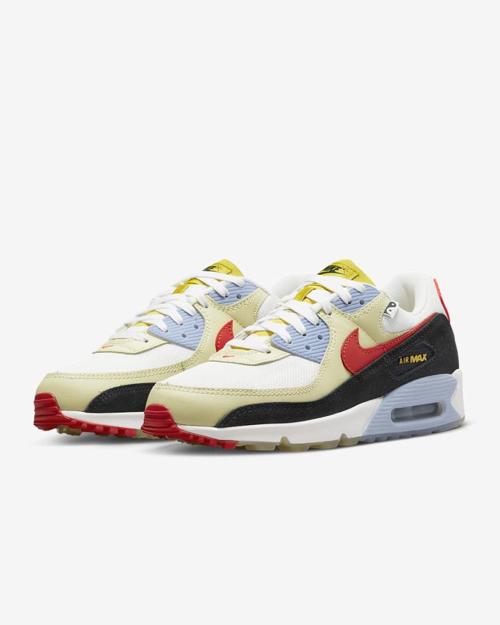 Nike Air Max 90 Muške Tenisiće Limun Narančaste | HR-91284AGUB