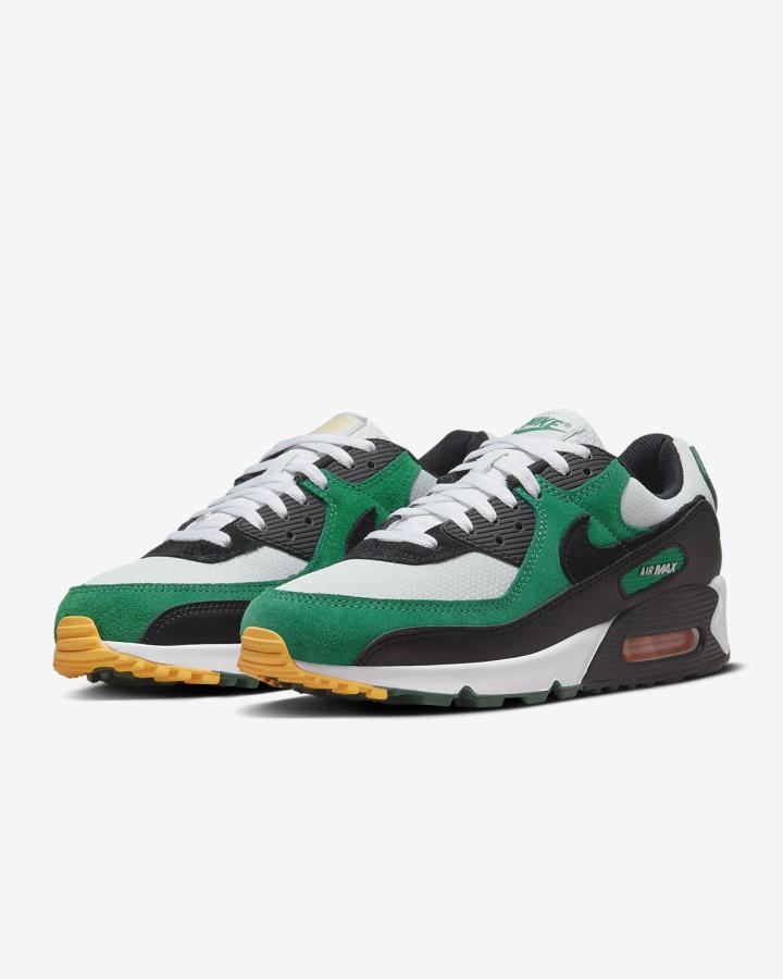 Nike Air Max 90 Muške Tenisiće Platine Zelene Zlatne Crne | HR-45036RQGO