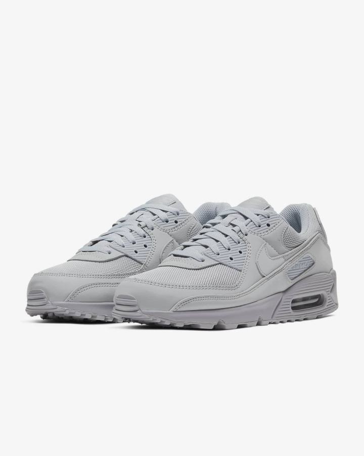 Nike Air Max 90 Muške Tenisiće Sive Crne Bijele Crne | HR-59360OJIE