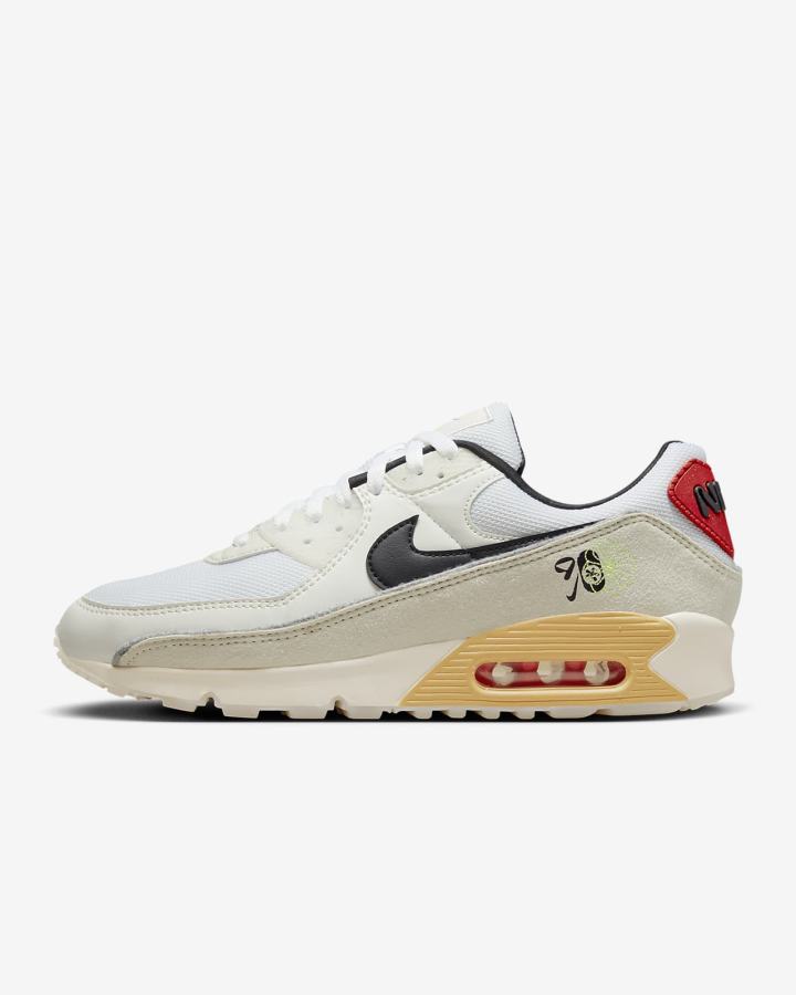 Nike Air Max 90 SE Muške Tenisiće Bijele Svijetlo Bež Crne | HR-27964XUYF