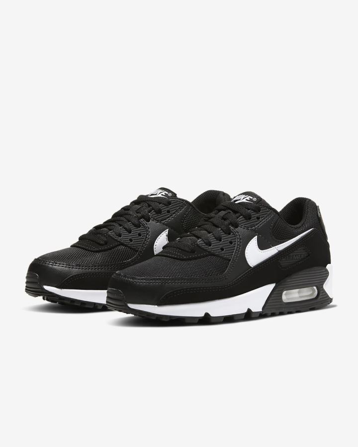 Nike Air Max 90 Ženske Tenisiće Crne Bijele | HR-31208KUYX