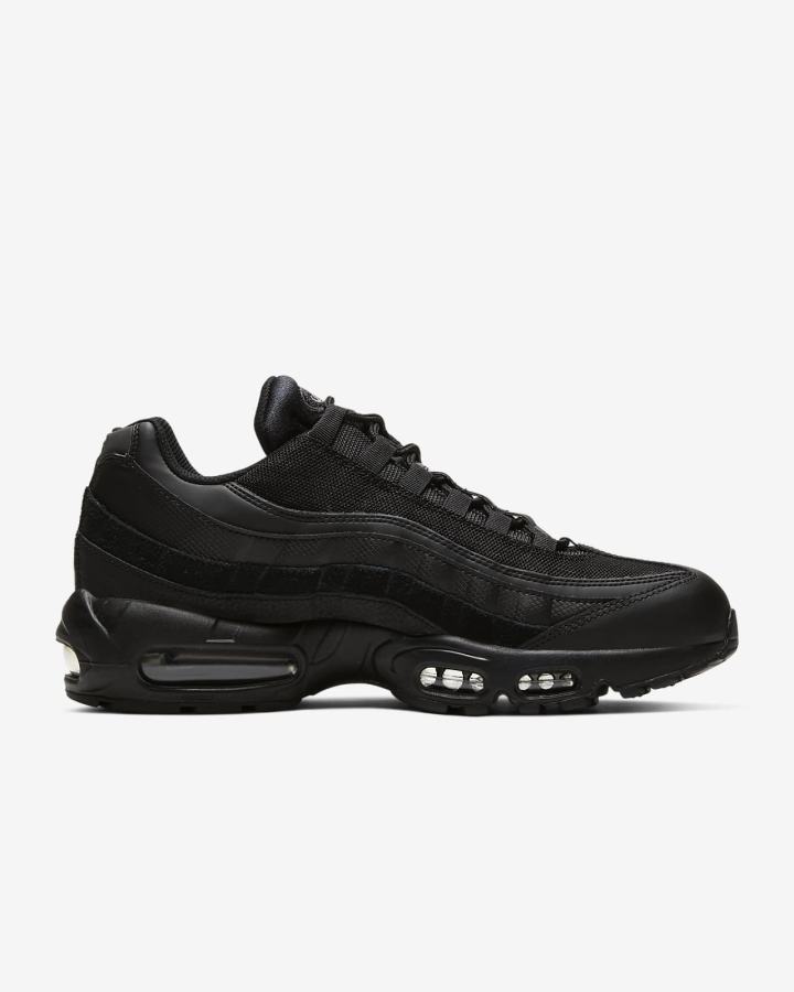 Nike Air Max 95 Essential Muške Tenisiće Crne Tamno Sive | HR-31465CXVE