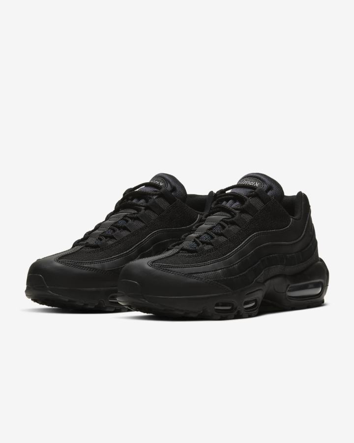 Nike Air Max 95 Essential Muške Tenisiće Crne Tamno Sive | HR-31465CXVE