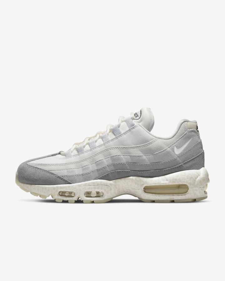 Nike Air Max 95 QS Muške Tenisiće Bijele Sive Svijetlo Bež | HR-06598JROF