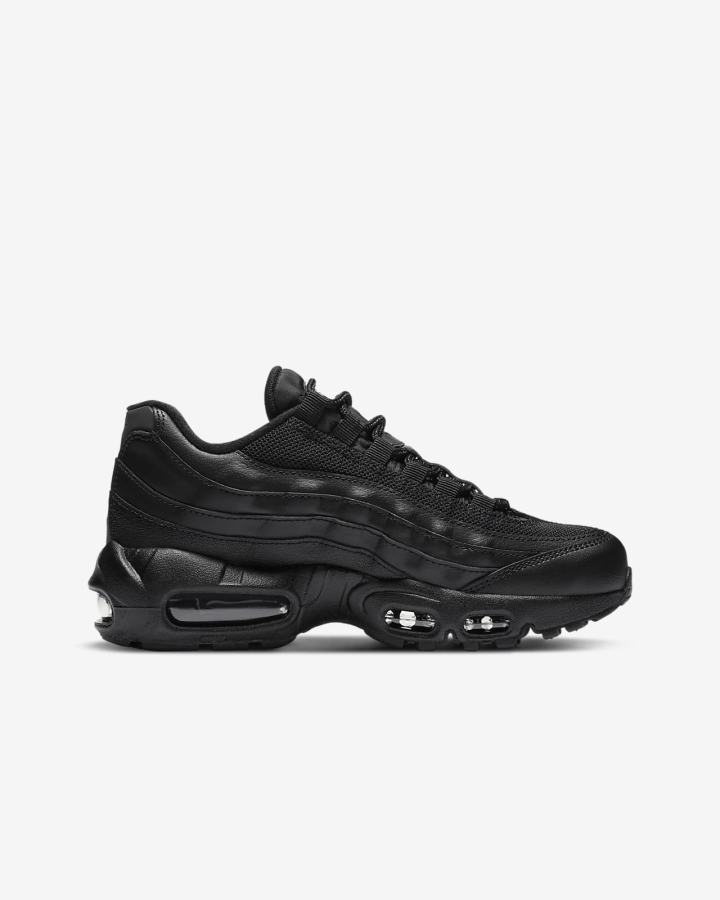 Nike Air Max 95 Recraft Kids Za Djevojčice Tenisiće Crne Bijele Crne | HR-72456SYEO