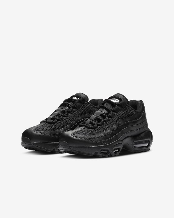 Nike Air Max 95 Recraft Kids Za Djevojčice Tenisiće Crne Bijele Crne | HR-72456SYEO