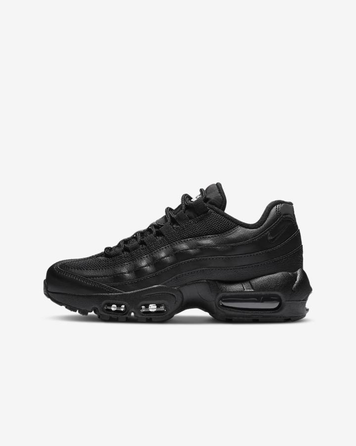 Nike Air Max 95 Recraft Kids Za Djevojčice Tenisiće Crne Bijele Crne | HR-72456SYEO