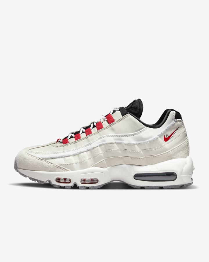 Nike Air Max 95 SE Muške Tenisiće Svijetlo Bež Crne Zelene Crvene | HR-16347FVSG