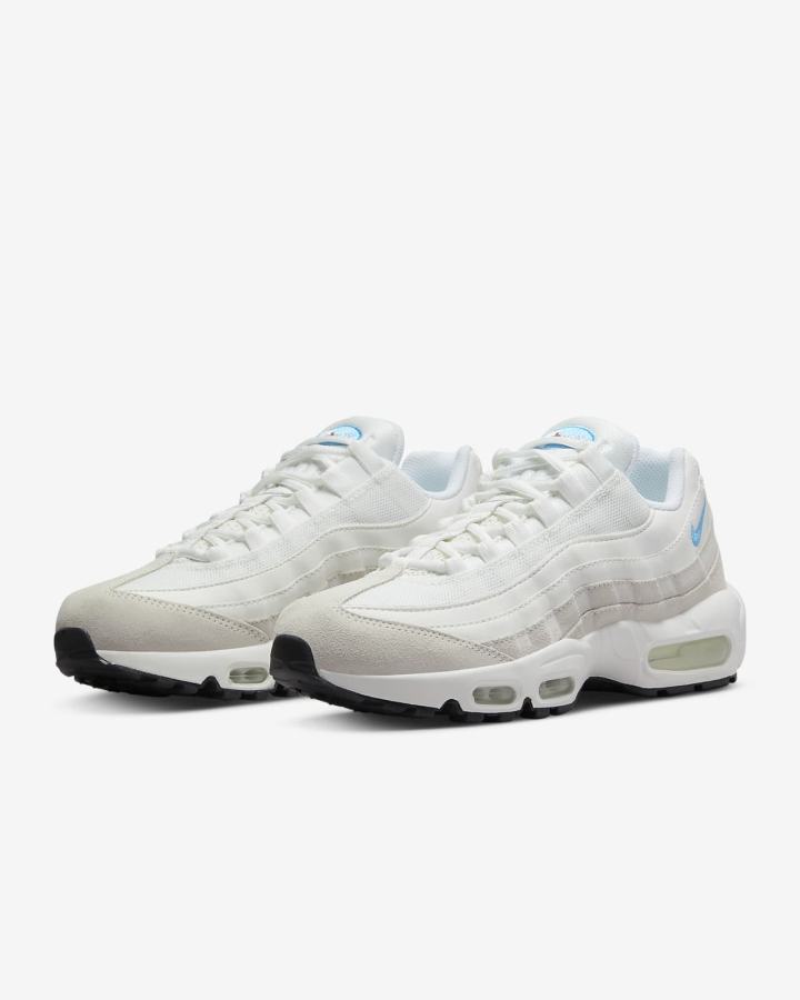 Nike Air Max 95 Ženske Tenisiće Bijele Narančaste Crne Plave | HR-60781ZXKU