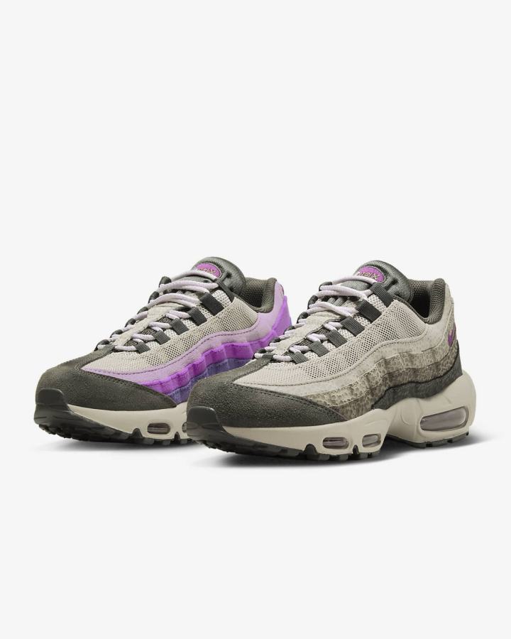 Nike Air Max 95 Ženske Tenisiće Tamno Sive Kaki Boja | HR-84273DSBX