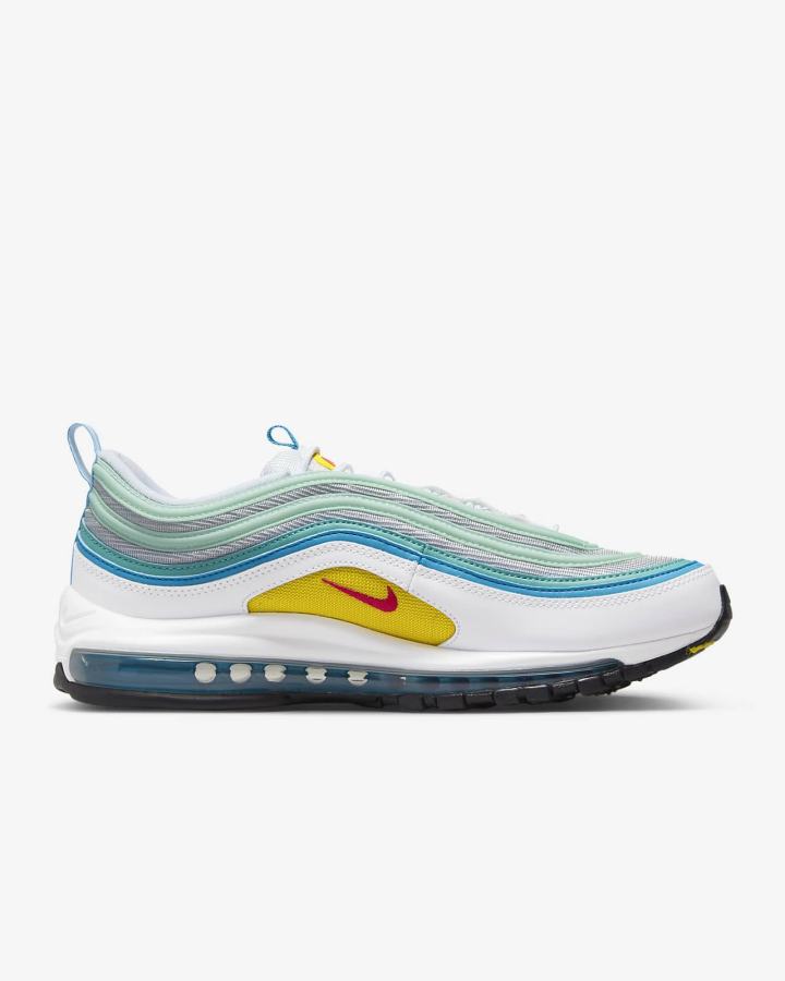 Nike Air Max '97 Muške Tenisiće Bijele Plave Tirkizne Crvene | HR-79821FXLM