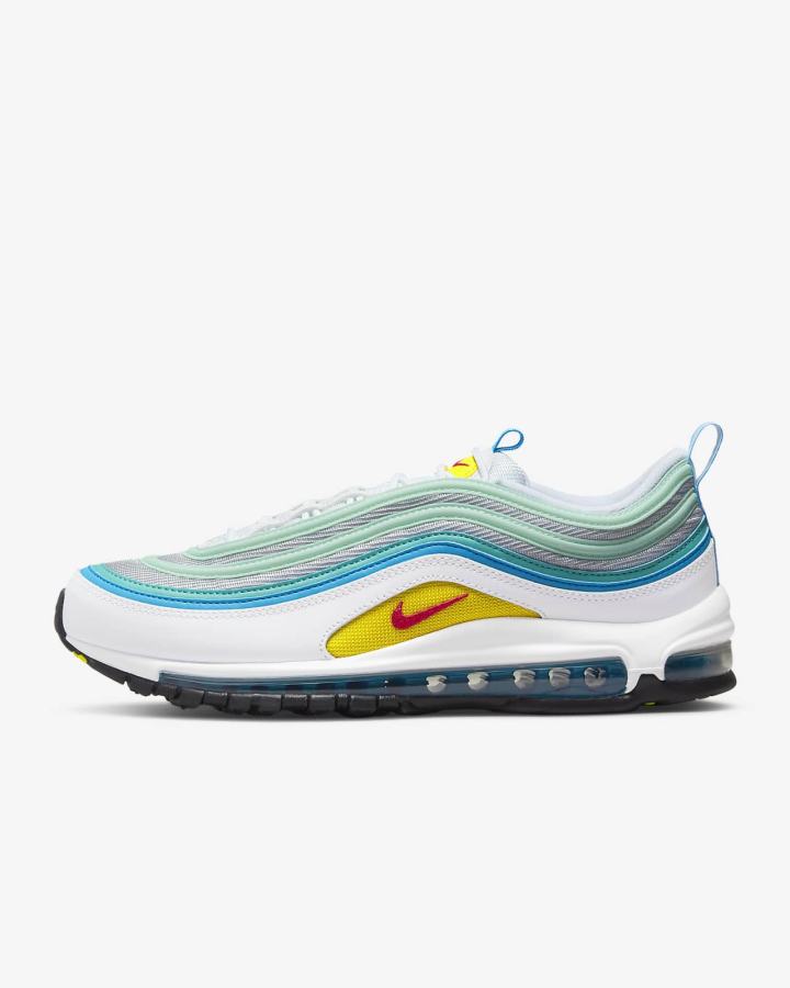 Nike Air Max \'97 Muške Tenisiće Bijele Plave Tirkizne Crvene | HR-79821FXLM