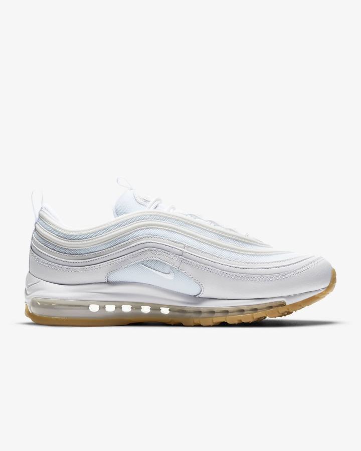 Nike Air Max 97 Muške Tenisiće Bijele Svijetlo Smeđe Bijele | HR-82631XBCT