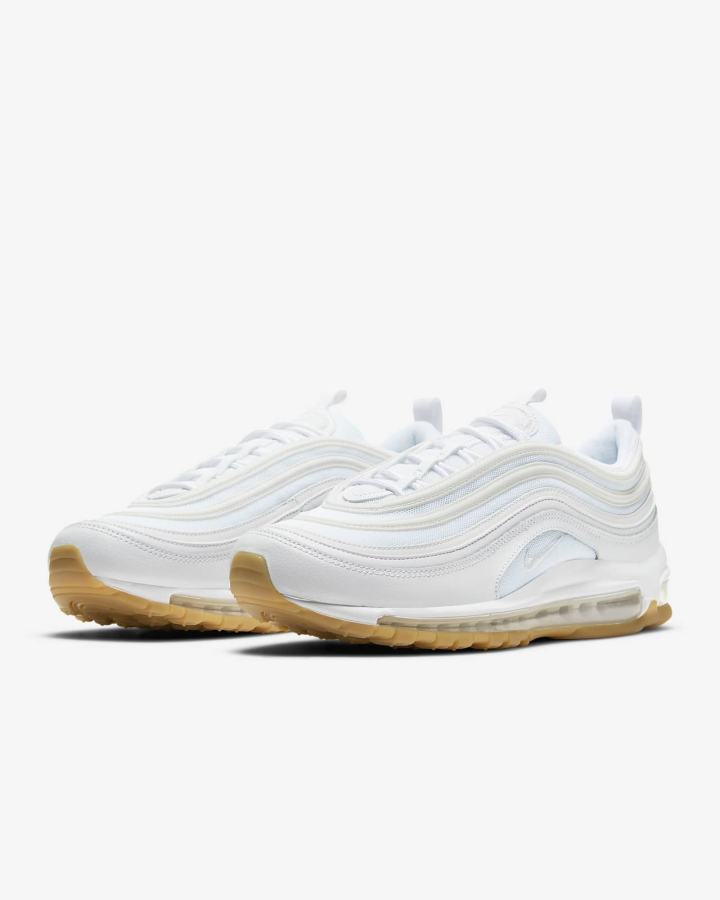 Nike Air Max 97 Muške Tenisiće Bijele Svijetlo Smeđe Bijele | HR-82631XBCT