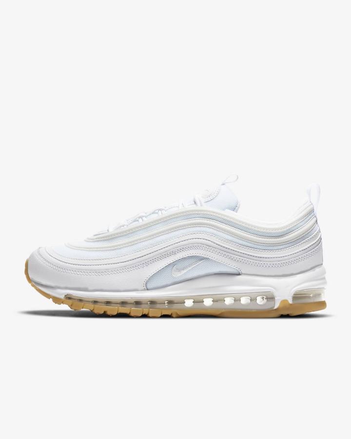 Nike Air Max 97 Muške Tenisiće Bijele Svijetlo Smeđe Bijele | HR-82631XBCT