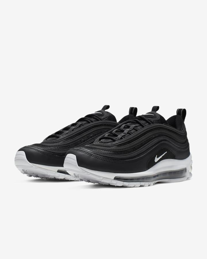 Nike Air Max 97 Muške Tenisiće Crne Bijele | HR-14875KSOA