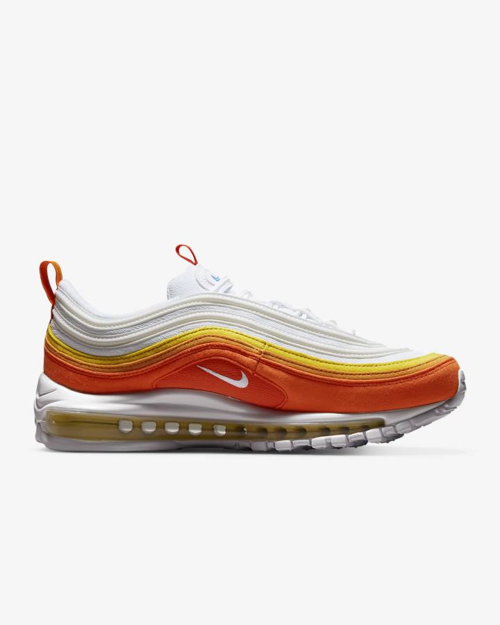 Nike Air Max 97 Muške Tenisiće Narančaste Tamno Žute Bijele | HR-73824XEYJ