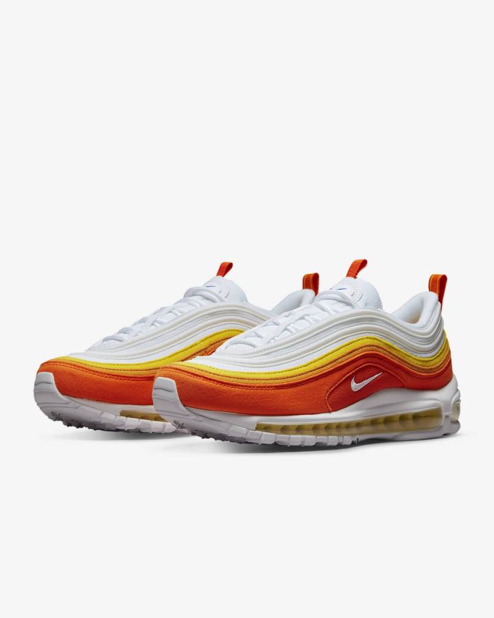 Nike Air Max 97 Muške Tenisiće Narančaste Tamno Žute Bijele | HR-73824XEYJ